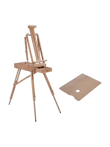 Staffelei in Natur - (B)70 x (H)180 x (T)93 cm