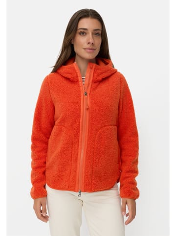 Camel Active Teddyjacke mit wärmenden Taschenfutter in Orange