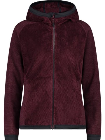 cmp Fleecejacke, Hoodie WOMAN JACKET FIX HOOD in Rot