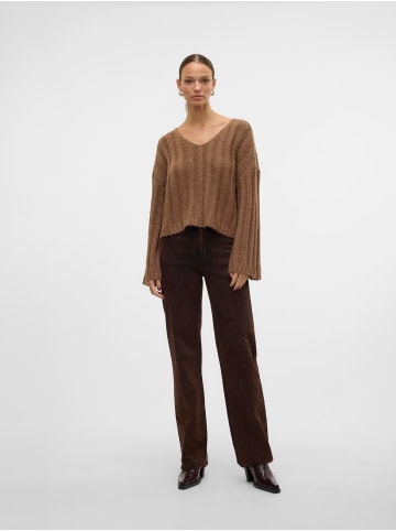 Vero Moda Strickpullover in Malt Ball