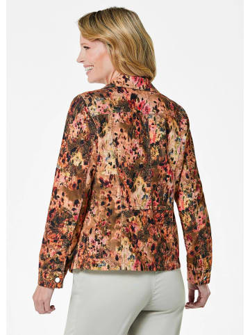 GOLDNER Printjacke mit Paisley-Muster in camel / gemustert