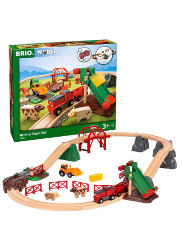 Brio Brio Aktionsspiel Großes Bahn Bauernhof-Set in bunt
