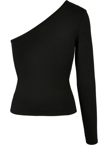 Urban Classics Urban Classics Damen Ladies Asymmetric Longsleeve in black