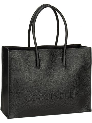 COCCINELLE Shopper Myrtha Maxi Log 1802 in Noir