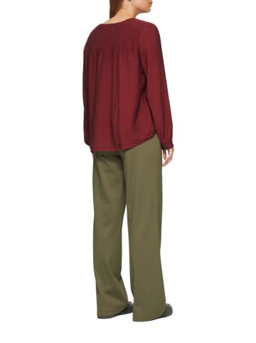 S.OLIVER RED LABEL Langarmbluse in Rot