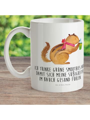 Mr. & Mrs. Panda Kindertasse Eichhörnchen Smoothie mit Spruch in Weiß