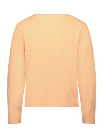 CARTOON Strickpullover mit Rundhalsausschnitt in Canteloupe