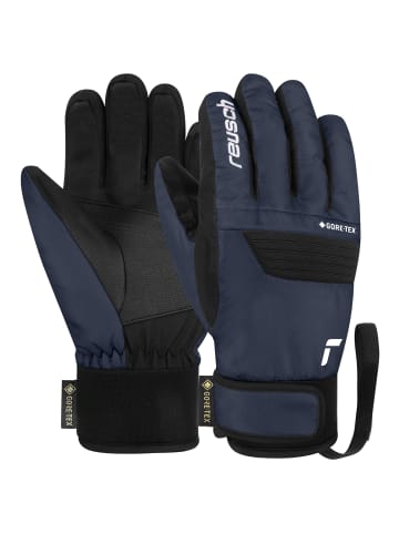 Reusch Fingerhandschuhe Bolt SC Junior in 7787 black / dress blue