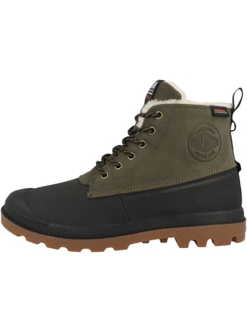 Palladium Boots Pampa Duck WL WP+ in dunkelgruen