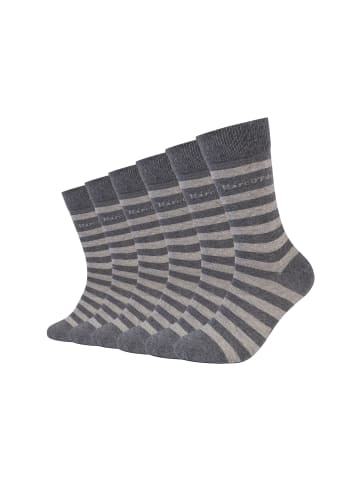 Marc O'Polo Socken Classics Organic Bold Stripes 6er Pack dark grey melange