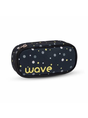 Wave Federmappe Schlamperbox "Black and Yellow Dots" Kinder Federtasche 5 Jahre