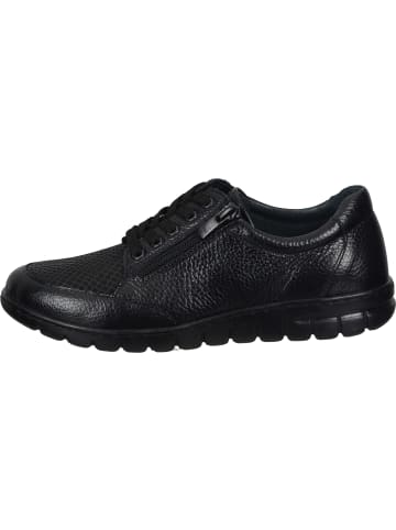 Comfortabel Schnürschuhe in schwarz