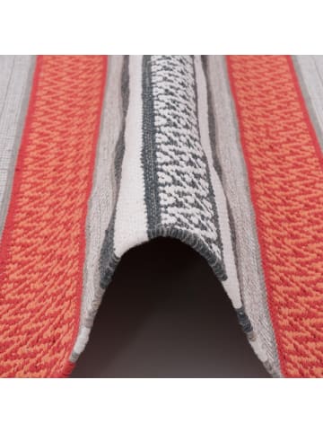 Pergamon Kelim Baumwolle Natur Teppich Grace in Rost