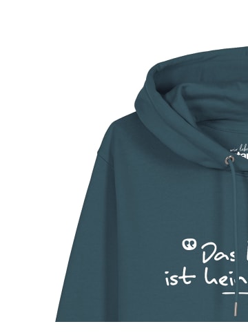wat? Apparel Sweatshirt Das Leben ist kein Ponyhof in Petrol