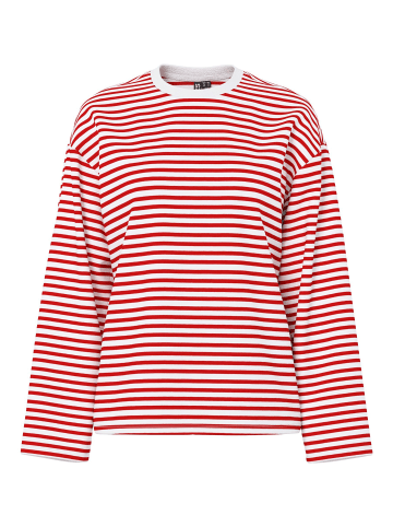 Pieces Oberteil mit langen Ärmeln in Cloud Dancer 12