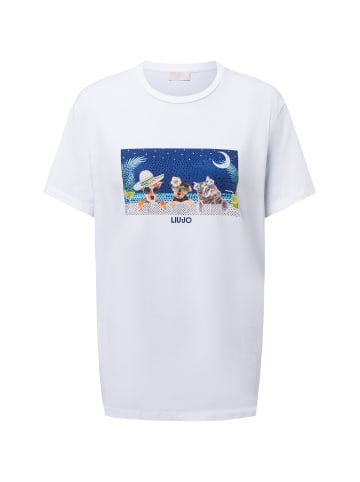 Liu Jo T-Shirt Sea Dog in weiß