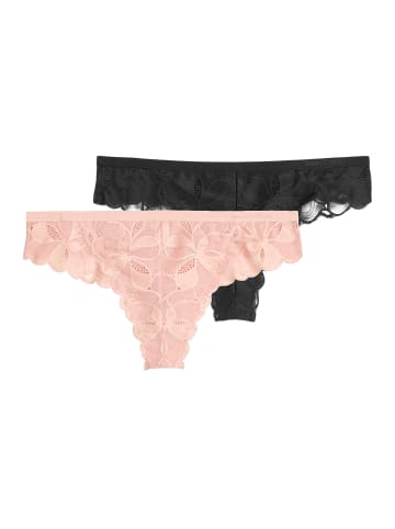 Marc O´Polo Bodywear String Tender Lace in Rosa / schwarz