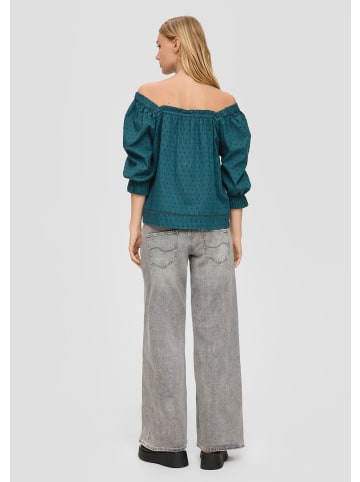 QS Bluse in 6737_petrol