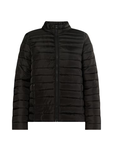 myMo Damen Leicht Wattierte Jacke in Schwarz