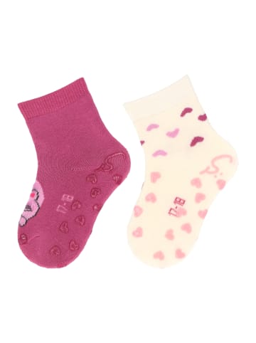 Sterntaler ABS-Krabbelsocken DP Katze in pinkfarben