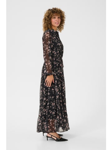 Cream Kleid CRYuna A-shape in Black Neutral Flowers