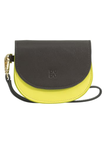 DuDu Madagascar Kreditkartenetui Leder 11 cm in coffee brown