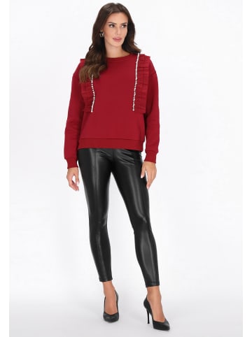 faina Women Sweatshirt in burgundy