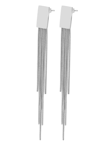 Adeliás Damen Ohrringe – Ohrstecker aus Edelstahl in silber