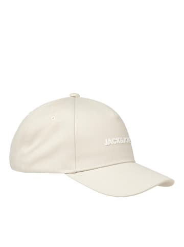 Jack & Jones Baseball Cap in Moonbeam