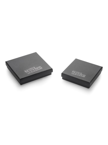 True Rebels Ohrstecker aus Edelstahl in schwarz