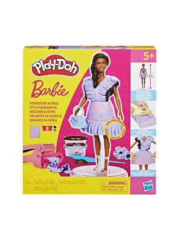 Barbie Kreativset Knete Modepuppe Rüschen Zöpfe, ab 5 Jahre