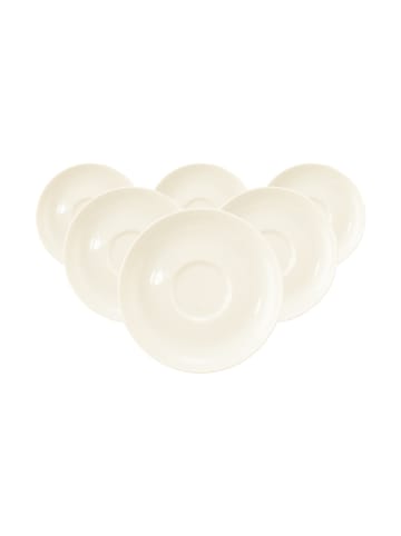 Seltmann Weiden 6er Set Kombi-Untertassen Savona Fine Diamond in Creme ø 13 cm in creme