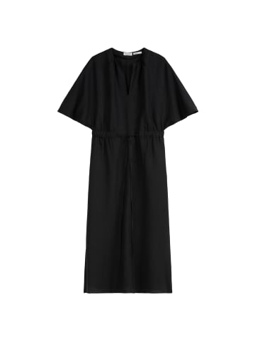Marc O'Polo Leinenkleid flared in Schwarz