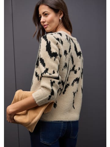 Street One Strickpullover in melange schwarz - 0001