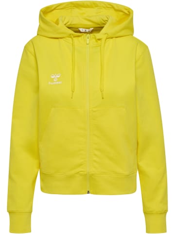 Hummel Reißverschluss Kapuzenpullover Hmlgo Damen in BLAZING YELLOW
