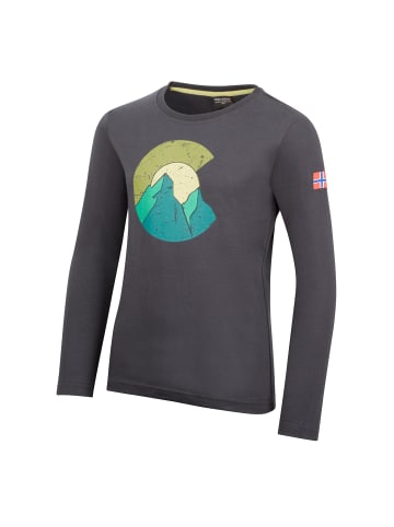 Trollkids Langarm-Shirt Halsafjord (GOTS) in black