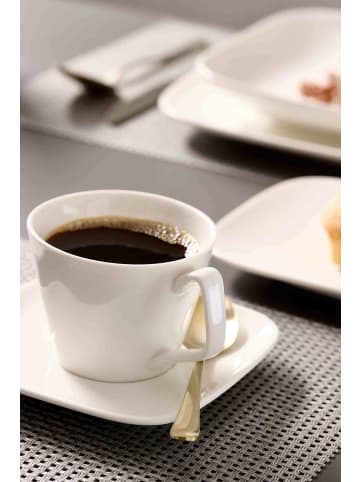 Ritzenhoff & Breker 6er Set Kaffeetassen Arena 200 ml weiß in weiß