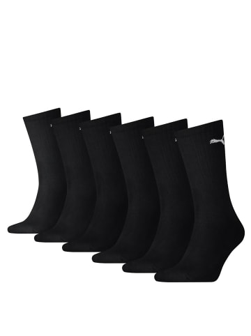 Puma Socken 6er Pack in Schwarz