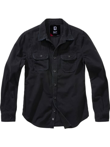 Brandit Longsleeve "Women Vintage Shirt Long Sleeve" in Schwarz