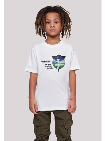 F4NT4STIC T-Shirt The Man Who Fell To Earth David Bowie in weiß