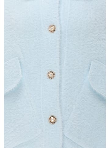 NAEMI Women Cardigan in Light Blue Offwhite