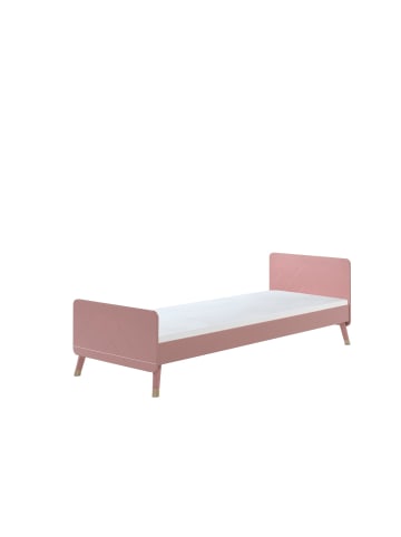 58 aufm Kessel EINZELBETT Kamillah 204x74x95 aus MDF in Terra Rosa