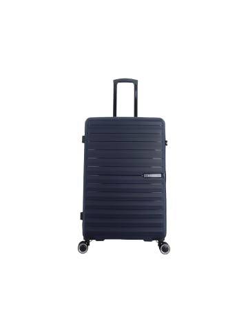 Saxoline Fiesta Trolley TSA Zahlenschloss Spinner 75 cm in navy