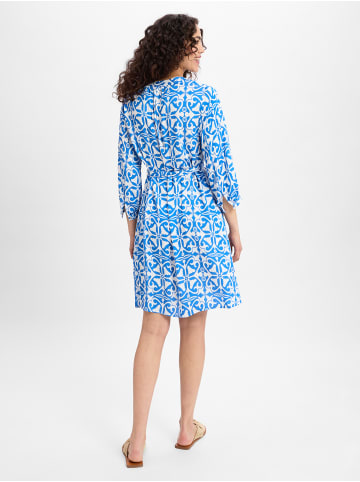 Marie Lund Kleid in blau weiß - 0001