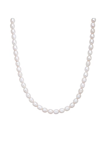 Valero Pearls Kette aus Sterling Silber mit Süßwasser-Zuchtperle in weiß