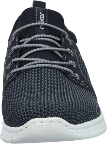 rieker Sneakers Low, Slipper in schwarz-blei/schwarz/schwarz