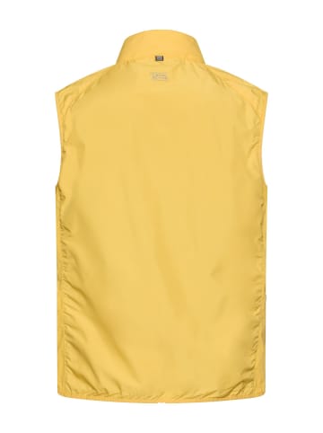 Camel Active Outdoor Weste aus wasserabweisendem Material in Sonnengelb