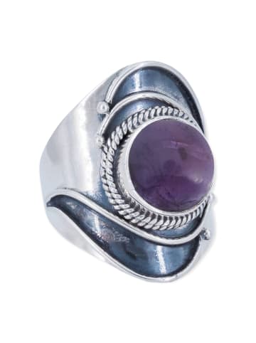 mantraroma 925er Silber - Ringe mit Amethyst