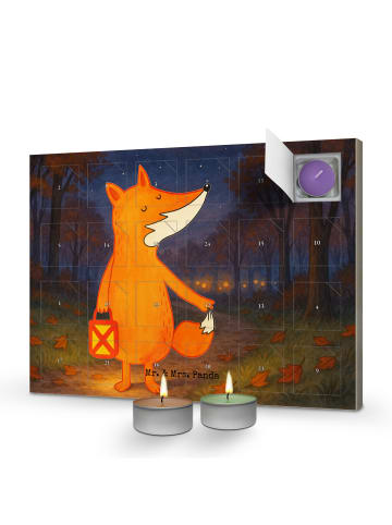 Mr. & Mrs. Panda adventskalender mit duftkerzen Fuchs Laterne De... in Weiß
