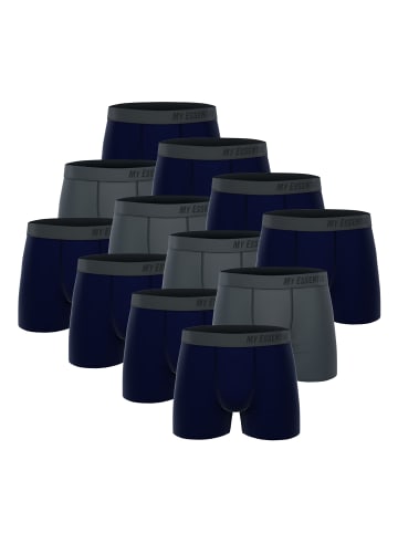 Unbekannt Boxershorts My Essential 12 Pack Boxers Cotton Bio in Navy